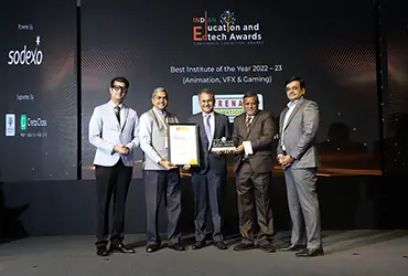 Best Institute of the Year 2023 for Animation, VFX & Gaming Best Institute of the Year 2023 for Animation, VFX & Gaming